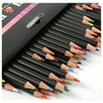 H&B Oil Colored Pencils Set, 50 Pre-Sharpened Colors, Art Supplies for ...