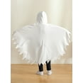 thumbnail image 4 of Uccdo 1-6Y Toddler Girls Boys Halloween White Ghost Costumes Kids Party Ghostly Costume Hooded Cloak, 4 of 8