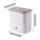 thumbnail image 2 of Basurero colgante de 5 l con tapa deslizante para puerta de armario de cocina | Cubo de basura para debajo del fregadero que ahorra espacio | Control de olores para baño, oficina, caravana, 2 of 2