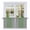 Gray sage green, variant on Green Grey Tier Curtains, Modern Minimalist Solid Vertical Stripes Light Filtering Kitchen Curtains, 2Pcs Rod Pocket Half Window Treatments Panels for Sink Cafe Cabinet Camper 27.5x36 Inches