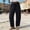 Black, variant on Womens Wide Leg Barrel Pants Drawstring Palazzo Pants Casual Beach Vacation Trousers with Pockets S-2XL
