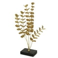 thumbnail image 4 of HomeRoots 21" Gold And Black Metal Leaf Hand Painted Sculpture, 4 of 4
