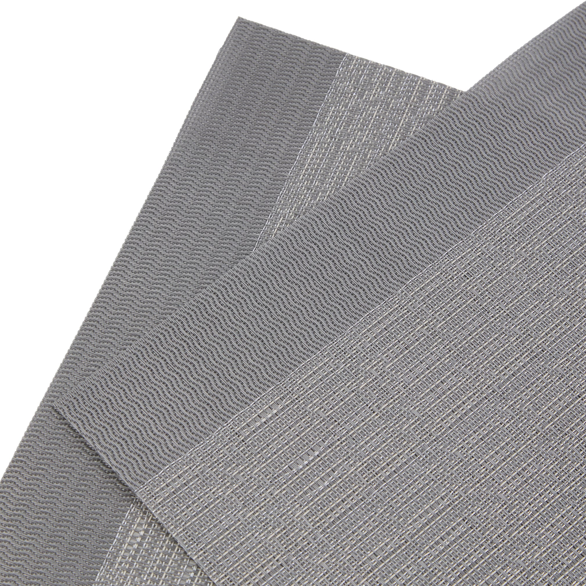 Dainty Home Set of 6 Placemats | Elegant and Durable | 12x18 in PVC Non-Slip Washable Place Mats | Tear-Resistant Heat | Resistant Placemats