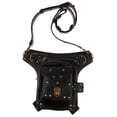 thumbnail image 4 of Bolso Pequeño de cintura Soledad de cuero Sintético con remaches Estilo gótico punk para Viaje y deporte, 4 of 10