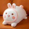 thumbnail image 2 of Conejo de peluche de peluche de conejo Kawaii, almohada de felpa suave, regalos para niños y niñas, almohada de peluche de conejito de Pascua, regalo de domingo de Pascua, conejo blanco de 15.7 in Sailing  Electrónica, 2 of 5