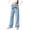 1-Sky Blue187, variant on WOYY Girls Casual Sweatpants California Printed Straight Leg Pants, Sizes 4-5T