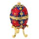 thumbnail image 1 of Favor de Del de Compromiso Del Joyero Esmaltado Del Huevo de Pascua Rojo de, 1 of 7