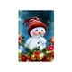 thumbnail image 2 of Ounissouiy Resina Navidad muñeco de nieve pintura de cristal portátil sin marco decorativo colgante de pared dormitorio sala de estar Artesanía, 2 of 6