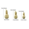 thumbnail image 4 of Inteprter Hucha de piña de resina con forma de fruta bonita, maceta de ahorro dorada, decoración de , caja de dinero, sala de estar, regalos de Decoración del hogar dorado grande, 4 of 6