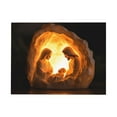 thumbnail image 2 of CozyNet The Nativity Scene Glowing Soft Light Illuminating Mary, Joseph & Baby Jesus In A Manger Wall Art Prints With Frame Canvas Perfect for Living Room & Bedroom, Wall Decor 16"x20", 2 of 10