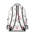 thumbnail image 3 of Pioneer Flower Floral Print Pattern Backpack for School, Cute School Bag with Adjustable Shoulder Straps and Padded Back, 15.3"x11"x7.1", 3 of 5