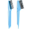 thumbnail image 1 of Yaomiao 2 Piezas Herramienta Limpiadora de Cepillos para el Cabello 2 en 1 Limpiador de Cepillos para el Cabello Azul Claro para Eliminar el Polvo del Cabello Mini Peine para Eliminar la Suciedad Uso, 1 of 5