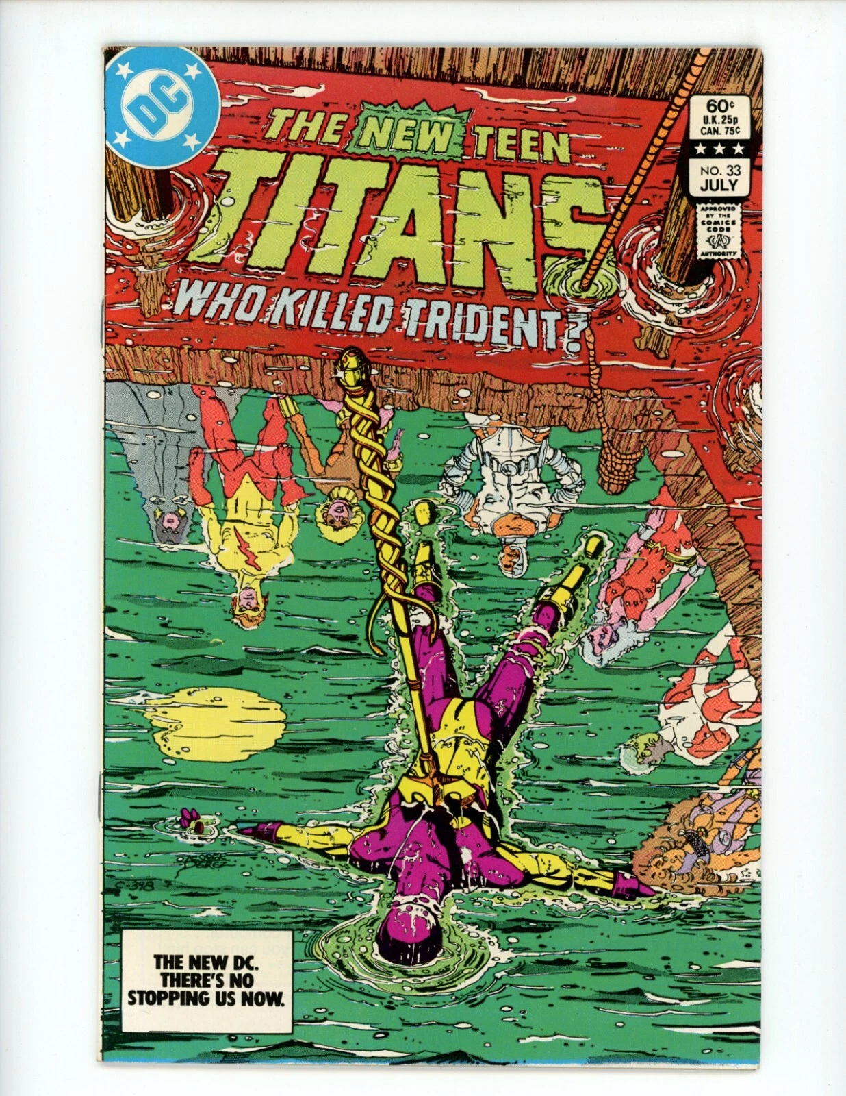 New Teen Titans #33 Comic Book 1983