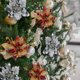 thumbnail image 5 of 1 paquete de cuadros blancos y negros modelo flores artificiales navideñas cuadros navideños flores navideñas bricolaje árbol de Navidad decoración de ratán accesorios de ANGGREK Otros, 5 of 8