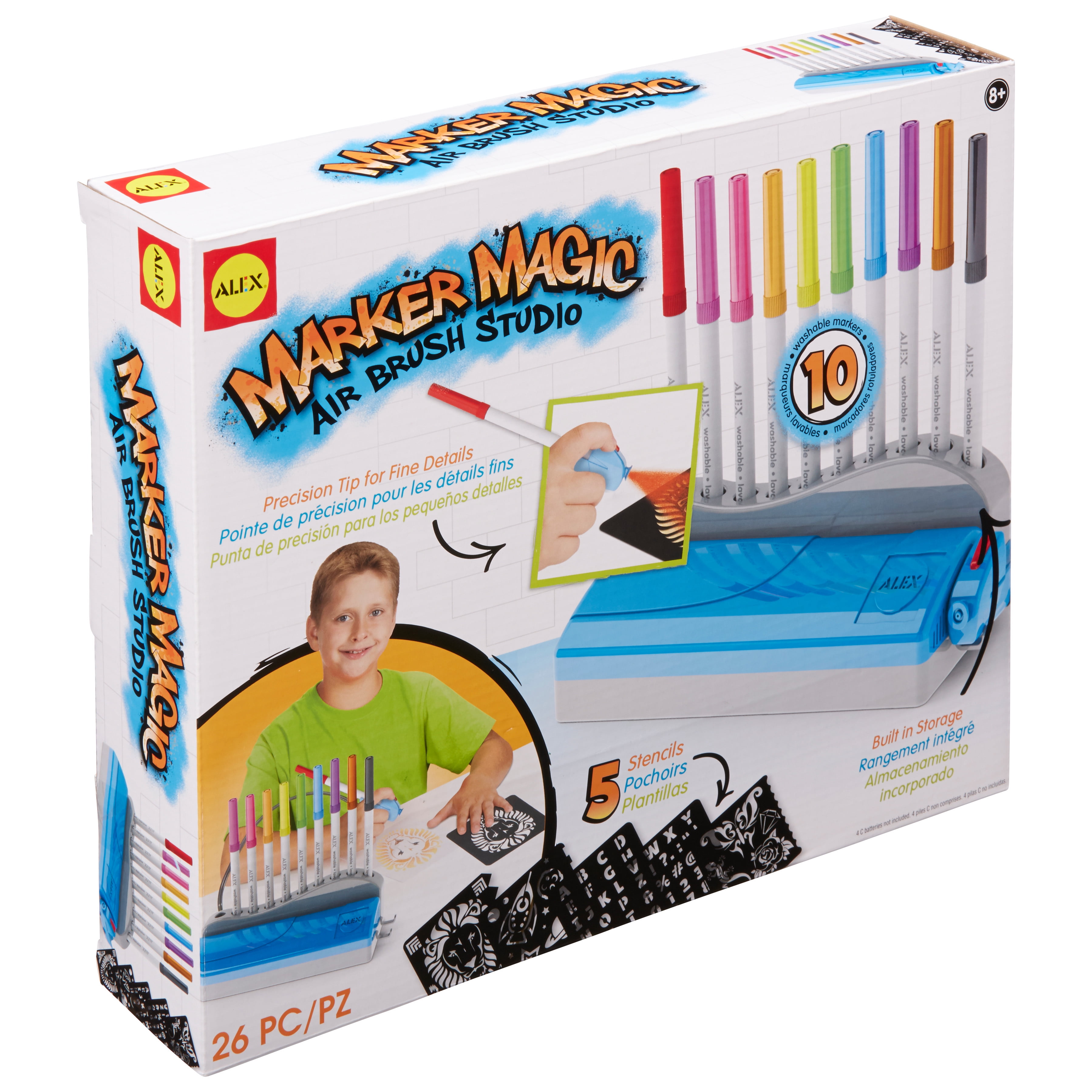 ALEX Toys Artist Studio Marker Magic Air Brush Studio