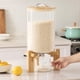 thumbnail image 5 of Dispensador de arroz HBlife de vidrio de 8 litros con soporte de madera y taza medidora, 5 of 8