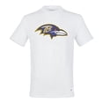 thumbnail image 3 of NFL Playera Aficionado Básica Baltimore Ravens Blanco para Hombre, Talla Extra Grande, 3 of 9