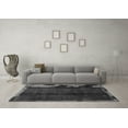 thumbnail image 3 of Ahgly Company Indoor Rectangle Abstract Gray Modern Area Rugs, 2' x 5', 3 of 4