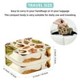 thumbnail image 5 of Thanksgiving Acorn Travel Portable Square Jewelry Box Earring Organizer Necklace Holder Bracelet Holder Display Case Decorative Box Jewelry, 5 of 6