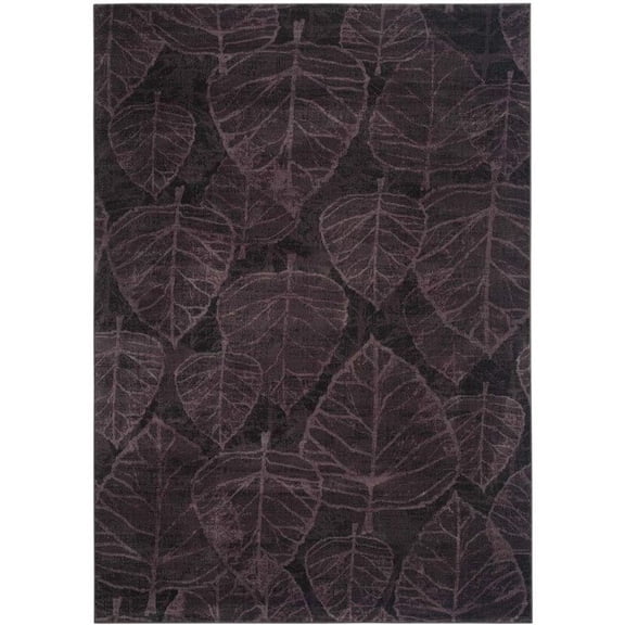 SAFAVIEH Vintage Cohen Distressed Floral Area Rug, Charcoal/Multi, 5'3" x 7'6"