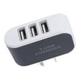 thumbnail image 3 of freestylehome Universal Candy Color 3 USB Multi-Port Wall Charger US Plug Wall Adapter Cube Block AC 110-220V 5V, 3 of 9