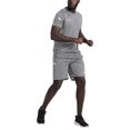 thumbnail image 4 of BUYJYA 3Pack Men's Workout Set Gym Clothes Active Shorts Shirt Set for Running Basketball Football and Daily Life,Size S-3XL, 4 of 9