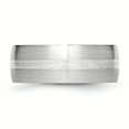 thumbnail image 3 of Cobalt 925 Sterling Silver Inlay 8mm Wedding Band Ring Man Precious Metal   For Dad Mens  For Him, 3 of 10