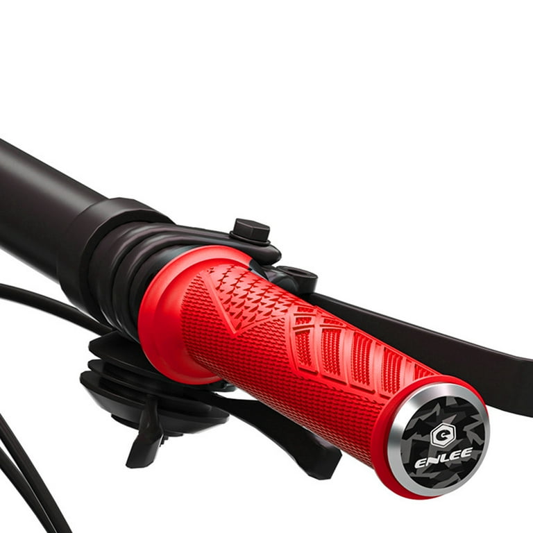 Red bicycle grips sale
