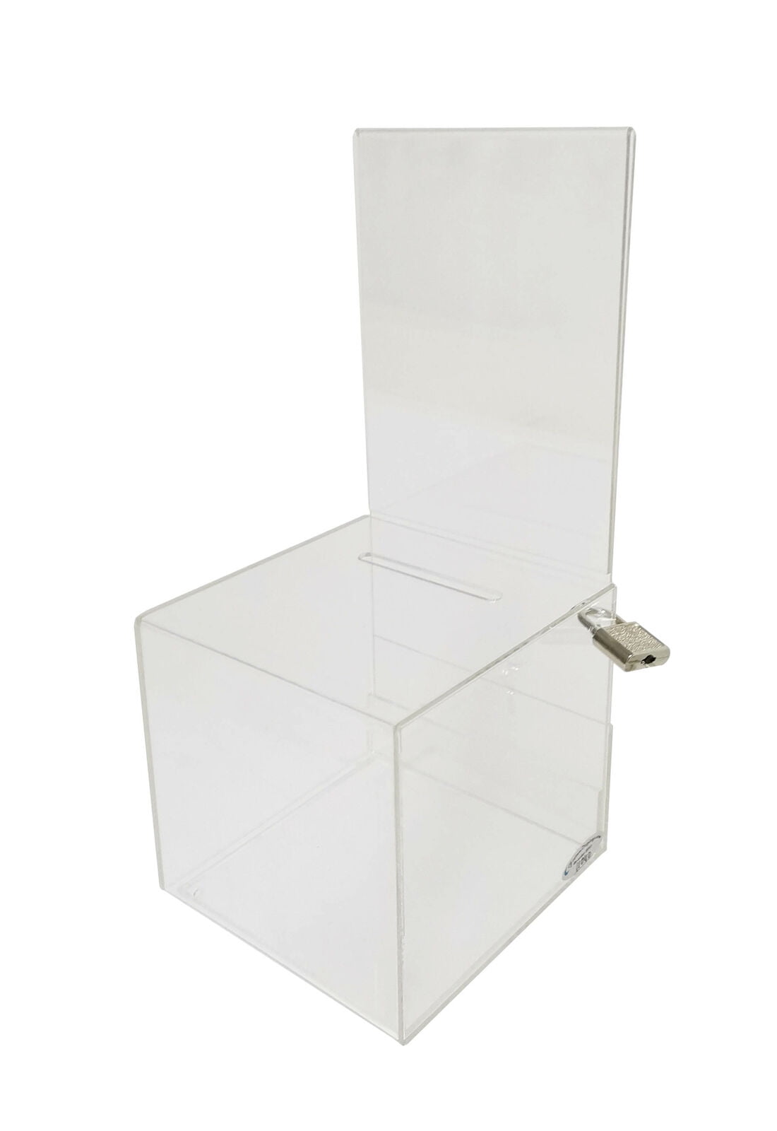 FixtureDisplays® 4.25 X 4.25 X 9.9" Small Acrylic Plexiglass Clear