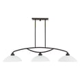 thumbnail image 4 of Livex Lighting - Somerset - 17.25 Inch Three Light Linear Chandelier  English, 4 of 6