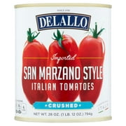 DeLallo San Marzano Style Crushed Tomatoes, 28oz Can, 3-Pack
