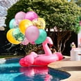 thumbnail image 3 of Paquete de decoración para fiesta de Luau tropical Favores de fiesta temática de playa hawaiana Suministros para fiesta de Luau que incluyen pancartas, pajitas, flamencos y decoraciones de piña., 3 of 5