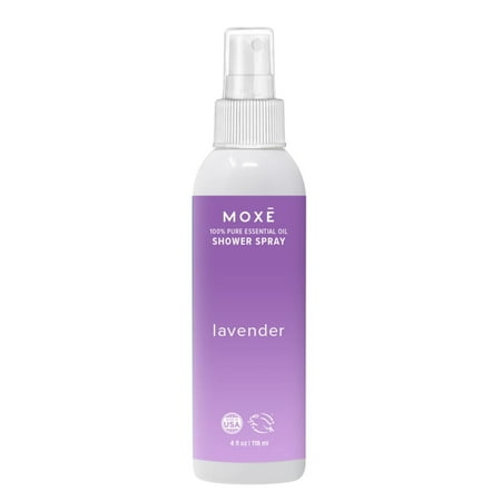 MOXE Lavender Steam Shower Spray Aromatherapy Essential Oils Shower Mist for Relaxation 4 oz