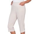 thumbnail image 4 of Alfred Dunner Womens Petite Stretch Stripe Clamdigger Capri Pant, 4 of 4