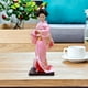 thumbnail image 5 of Muñeca Japonesa Geisha, Estatua de Niña Humanoide Antigua Oriental, Figura Coleccionable de Geisha Asiática, Regalos de Decoración , Rosado Colco Muñeca Kimono Japonés, 5 of 7