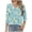 Light Blue-Shirts, variant on Jsaierl Tops for Women 3/4 Sleeve Summer V Neck Shirts Dressy Graphic Petite Blouses Going Out Dressy Tunic Top S-2XL