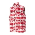 thumbnail image 2 of Michellecmm  Women Wild Christmas Waistcoat Geometric Print Stand Collar Vests, 2 of 9