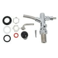 thumbnail image 1 of HURRISE Robinet de Bière Réglable, Filetage G5/8 Po Laiton Chromé Acier Inoxydable Robinet de Bière Réglable Accessoires de Fût de Bière, 1 of 10