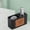 black, variant on Fancyes Kitchen Soap Dispenser with Sponge Holder Refillable Scrubbers,Soap Brush Storage,Brush Sponge Scrub Holder,for Home Bathroom black
