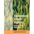 thumbnail image 1 of Pre-Owned Elementary Linear Algebra with Applications: Applications Version (Hardcover) 0471669598 9780471669593, 1 of 1