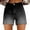 Black, variant on Seductiva Clearance Sales Shorts for Women Womens Casual High Waist Denim Shorts Relaxed Fit Artretro Printed Floral Shorts with Pockets