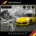 thumbnail image 3 of Mega Racer Combo H7 LED Headlight Bulb Combo 4 PACK - 6000K Bright White 12V 60W 16000LM - High & Low Beam Replacement Car Bulbs, 3 of 6