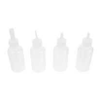 Supvox 4Pcs Kitten Milk Bottle Transparent Silicone for Hand Feeding Pets