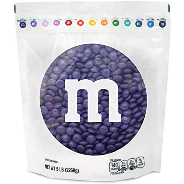 M&M'S Milk Chocolate Purple Candy - 5Lbs Of Bulk Candy In