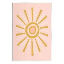 Stupell Industries Whimsical Sun Rays Pattern Graphic Art Unframed Art Print Wall Art, Design by Nina Seven