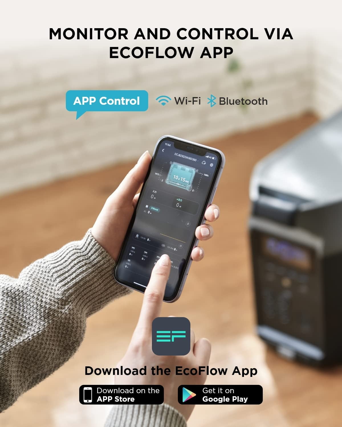 EcoFlow DELTA Pro Portable Power Station 3600Wh Capacity,Solar Generator,3600W AC Output for Outdoor Camping,Home Backup,Emergency,RV,off-Grid