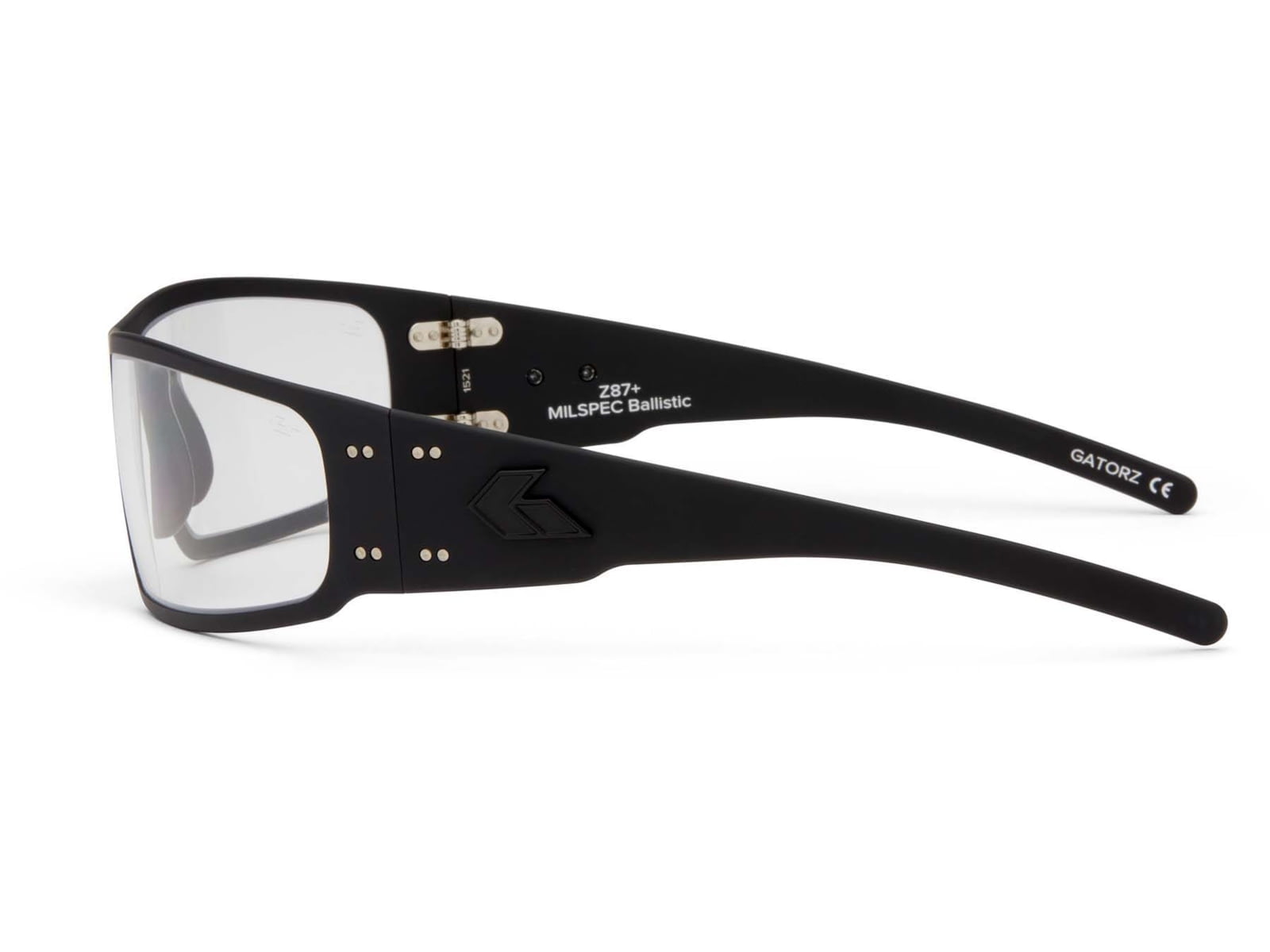 Gatorz Magnum Sunglasses, Milspec Ballistic, Z87.1 Black Frame, Inferno  Anti Fog 
