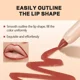 thumbnail image 4 of Lápiz delineador de labios marrón desnudo, resistente al agua, Sexy, rojo, mate, tinte de contorno, lápiz labial duradero, taza antiadherente, lápiz delineador de labios, maquillaje cosmético, 4 of 5