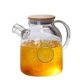 thumbnail image 1 of Jarra de vidrio de borosilicato transparente de 1,8 l, tetera grande transparente, tetera for bebidas frías/calientes y leche, 1 of 5