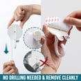 thumbnail image 3 of Ganchos de techo TAILI, 6 unidades, adhesivos, resistentes, 1,2 kg, blancos, 3 of 9